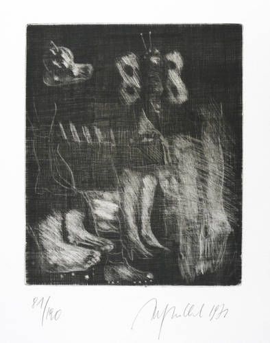 Hrdlicka, Alfred - Estravagario (Pablo Neruda) - Estravagario (Pablo Neruda) - Füße von Kind an