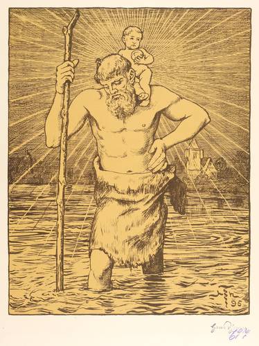 Thoma, Hans -  -  - Der heilige Christopherus