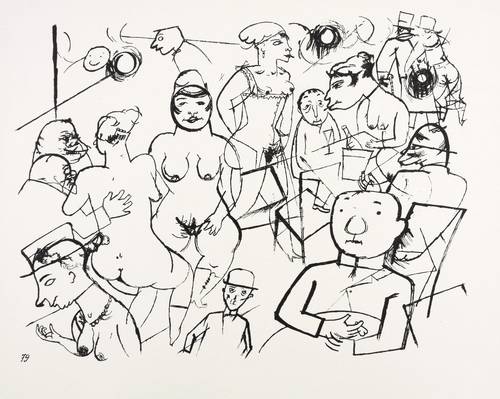 Grosz, George - Ecce homo - Ecce homo - Dr. Benn's Nachtcafé