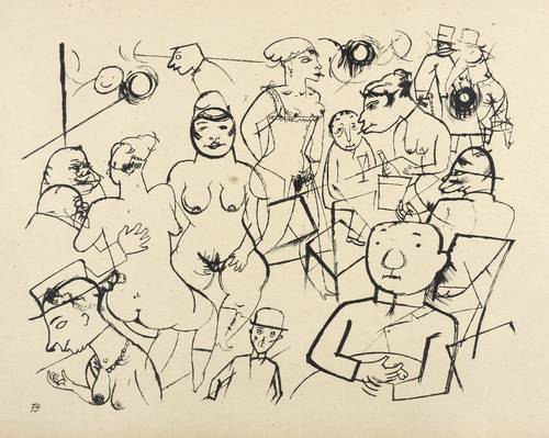 Grosz, George - Ecce homo - Ecce homo - Dr. Benn's Nachtcafé