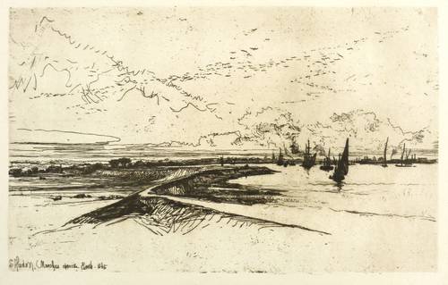 Haden, Seymour -  -  - Marshes opposite Erith