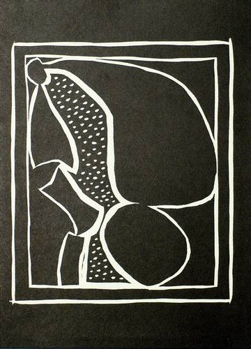 Herrmann, Paul -  -  - Form auf schwarzem Grund