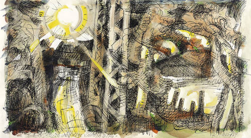 Paris, Ronald -  -  - Merkwürdige Landschaften (zu Karl Heinz Jakob)