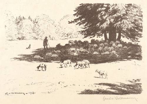 Volkmann, Hans Richard von -  -  - Im Mittagsschatten