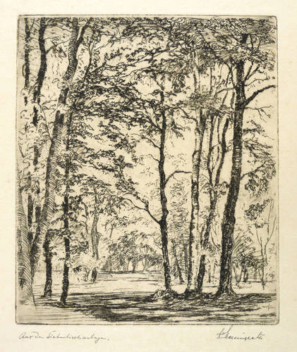 Hellingrath, Fritz von -  -  - Aus den Siebentischanlagen (Augsburg)