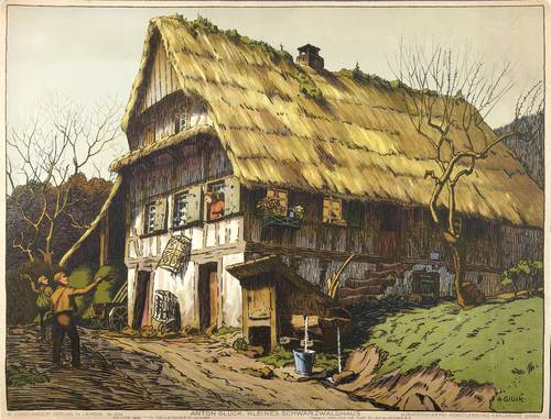 Glück, Anton -  -  - Kleines Schwarzwaldhaus