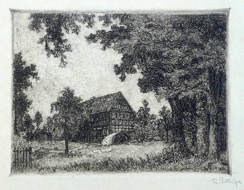 Steiniger, Ferdinand -  -  - Einsames Gehöft