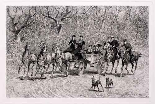 Ahrendts, Conrad -  -  - Begrüßung auf der Promenade