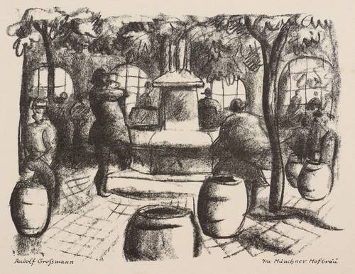 Großmann, Rudolf -  -  - Im Münchner Hofbräu