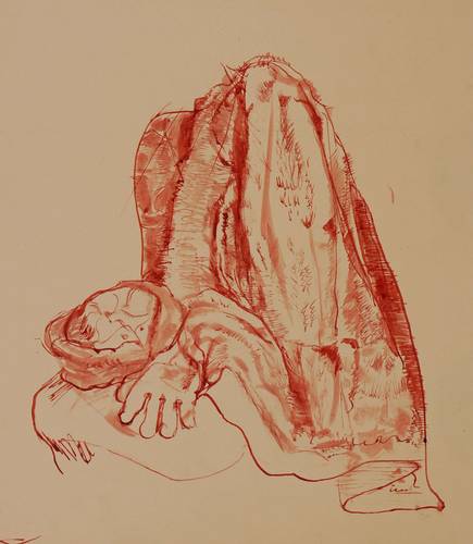 Voigt, Richard Otto -  -  - Mantel, Mütze und Handschuh