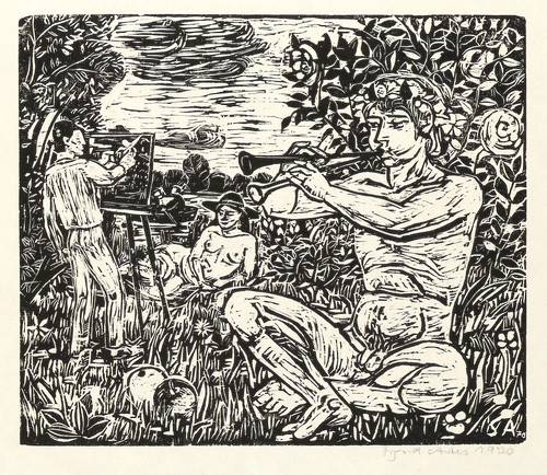 Artes, Sigrid -  -  - Flötender Faun