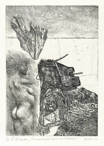 Peuker, Wolfgang -  -  - Landschaft nach einer Schlacht (Pablo Neruda)