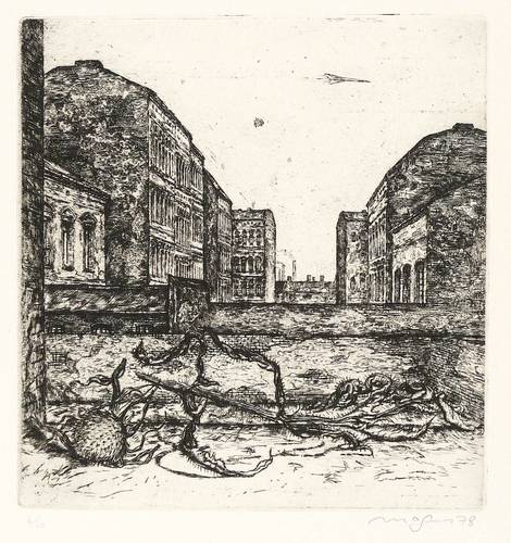 Magnus, Klaus -  -  - Altberliner Straße mit Stillleben