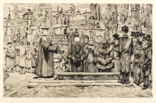 Kretzschmar, Bernhard - Um einen Menschen - Um einen Menschen - Begräbnis