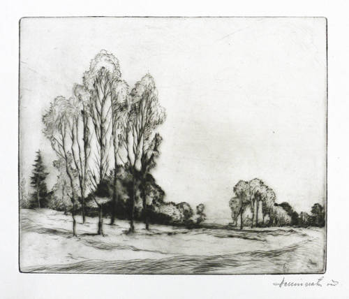 Hellingrath, Fritz von -  -  - Ohne Titel (Baumgruppe)