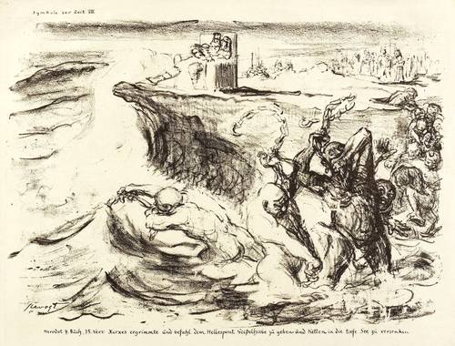 Slevogt, Max - Symbole der Zeit VIII - Symbole der Zeit VIII - Xerxes ergrimmte ...