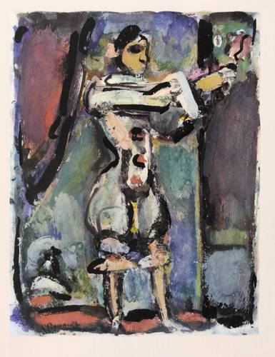 Rouault, Georges -  -  - Pierrot blanc (Weißer Pierrot)