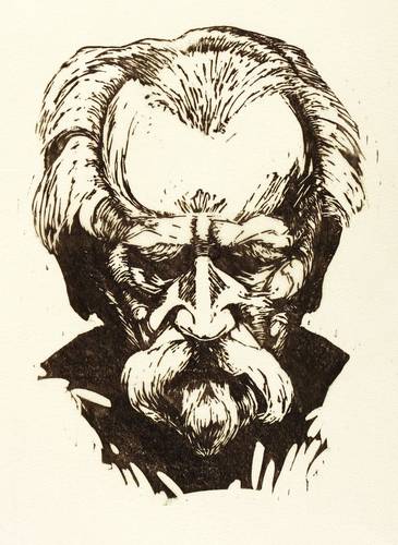 Ehrler, Fritz -  -  - O.T. (Männerkopf)