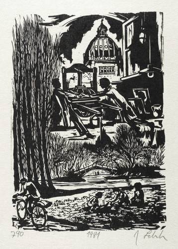 Lebek, Johannes -  -  - Studienjahre an der Akademie in Leipzig (HGB)