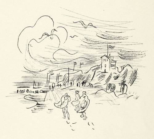 Ziegler, Richard -  -  - Spaziergänger am Sylter Strand