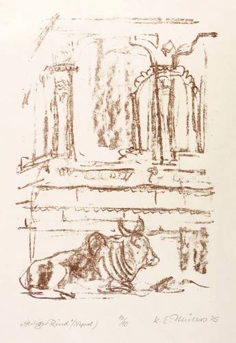 Müller, Karl Erich -  -  - Heiliges Rind (Nepal)