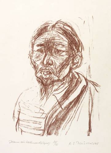 Müller, Karl Erich -  -  - Mann aus Kathmandu (Nepal)