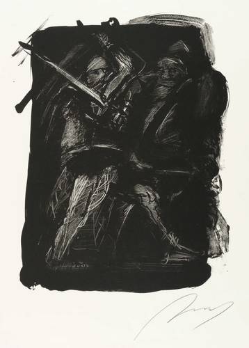 Hrdlicka, Alfred -  -  - Zweikampf