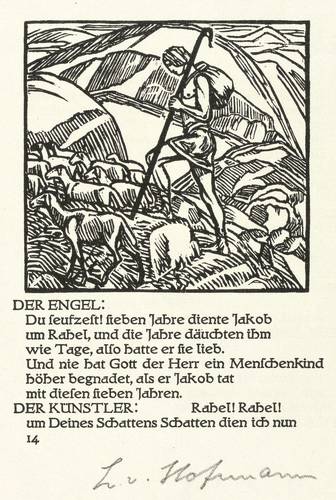 Hofmann, Ludwig von -  -  - Jakob (Hirte mit Herde)