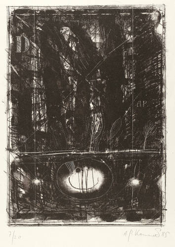 Kammerer, Anton Paul -  -  - Dunkle Nacht an einem Walde