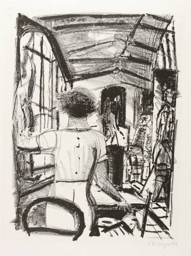 Burger, Dietrich -  -  - Im Heim (Atelierszene)