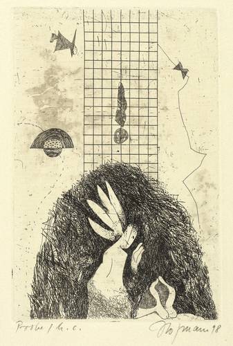 Hofmann, Günter -  -  - Rast im Heuhaufen