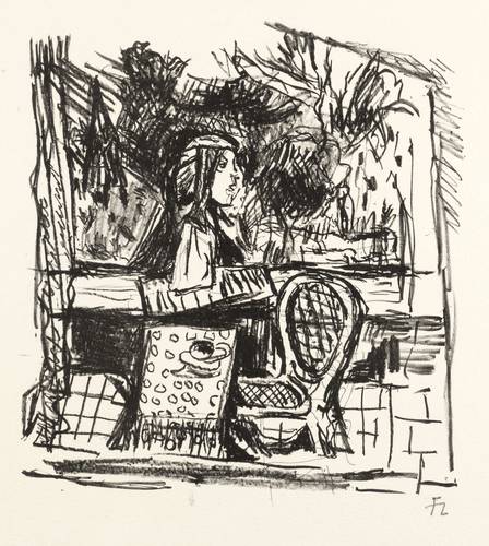 Heuer, Joachim -  -  - Büste auf der Terrasse