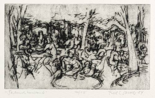 Walther, Fred -  -  - Gartenrestaurant