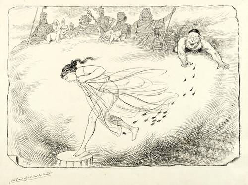 Oberländer, Adolf -  -  - Das Trauerspiel und die Maus (Hephaistos und Aphrodite)