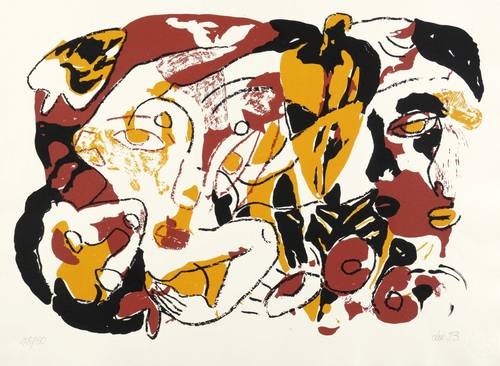 Adler, Leonore -  -  - Schlafende Nymphe und Faun