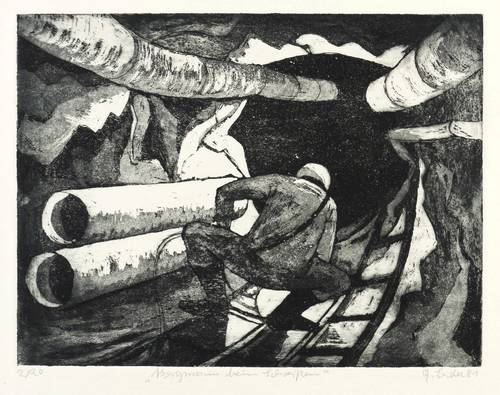 Seidel, Jürgen -  -  - Bergmann beim Schweißen