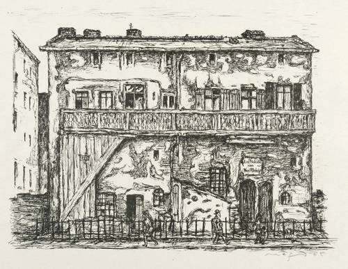 Magnus, Klaus -  -  - Altberliner Häuserfassade