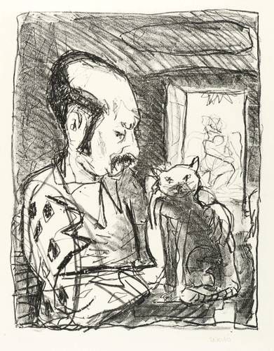 Servais, Roger David -  -  - Porträt Günter Kunert