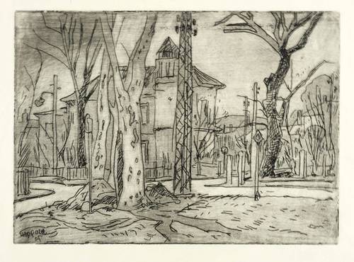 Hippold, Erhard -  -  - An der Kreuzung (Radebeul)