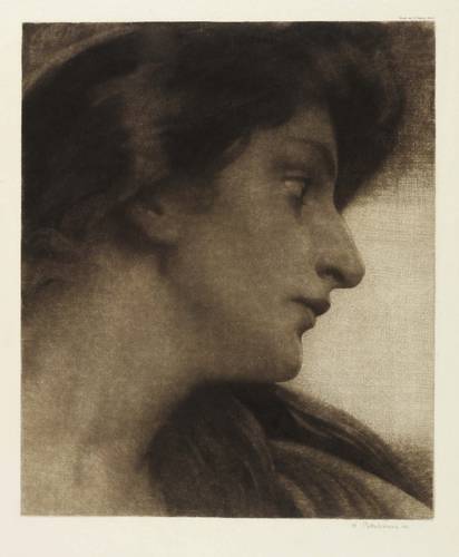 Pietschmann, Max -  -  - Frauenkopf nach rechts