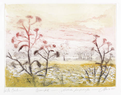 Heinze, Christian - Märkische Landschaften - Märkische Landschaften - Wiesenstück (Hell-rosé)