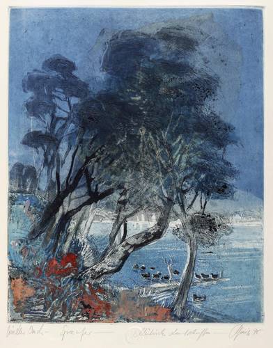 Heinze, Christian - Märkische Landschaften - Märkische Landschaften - Spreeufer (Blau)