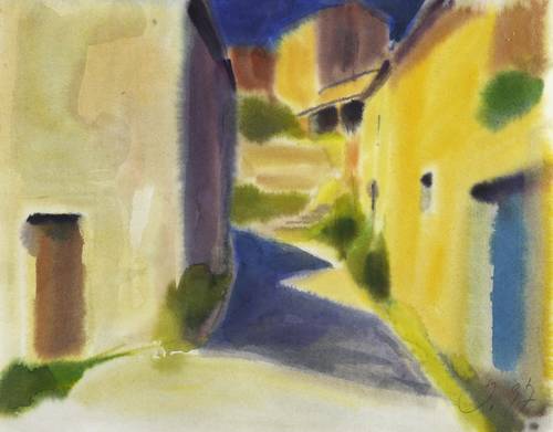 Juza, Werner -  -  - Südliche Gasse (Toskanische Impression)