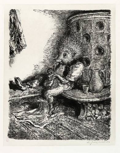 Weber, Andreas Paul - Igelhausen - Igelhausen - Auf der Ofenbank