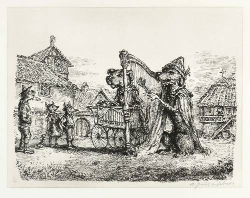 Weber, Andreas Paul -  -  - Straßenmusikanten