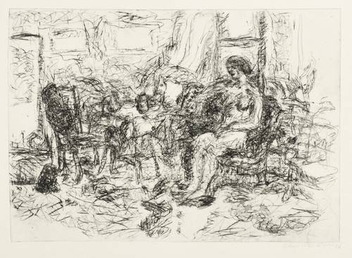 Wahl, Christine -  -  - Akt im Atelier