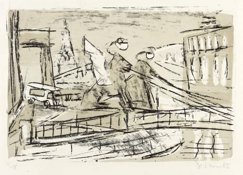 Dettmann, Peter -  -  - Stadtlandschaft (Berlin)