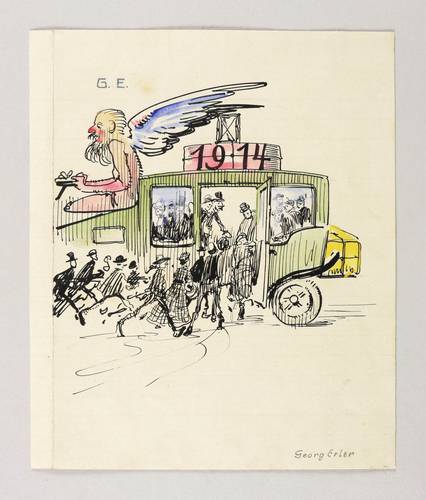 Erler, Georg -  -  - Ansturm auf einen Autobus