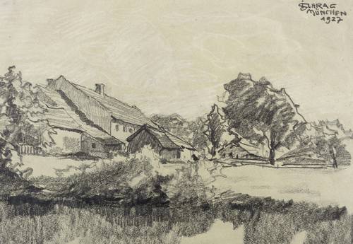 Schrag, Julius -  -  - Holländisches Dorf