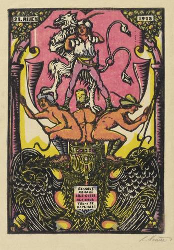 Němec, Karel - Wappenbild - Wappenbild - 28. Rijen 1918. Gründung der Tschechoslowakei